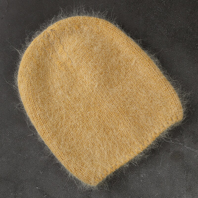 Modna zimska kapa od Angora krzna zeca za žene pletene kape Topla skijaška kapa za skijanje na otvorenom Veleprodaja hladno pletena kapa