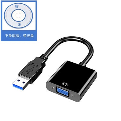 Adaptérový kábel USB 3.0 na VGA, externá grafická karta USB na VGA, podporuje konverziu HD z XP/WIN7/8