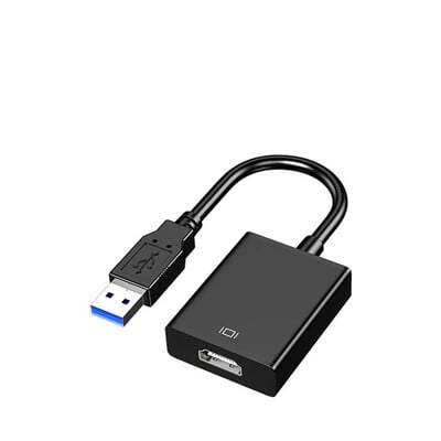 Adaptérový kábel USB 3.0 na VGA, externá grafická karta USB na VGA, podporuje konverziu HD z XP/WIN7/8