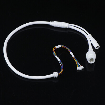 1db Ethernet Lan kábel PoE RJ45 hálózati kábel 10 tűs 10 magos Hikvision IP kamerához