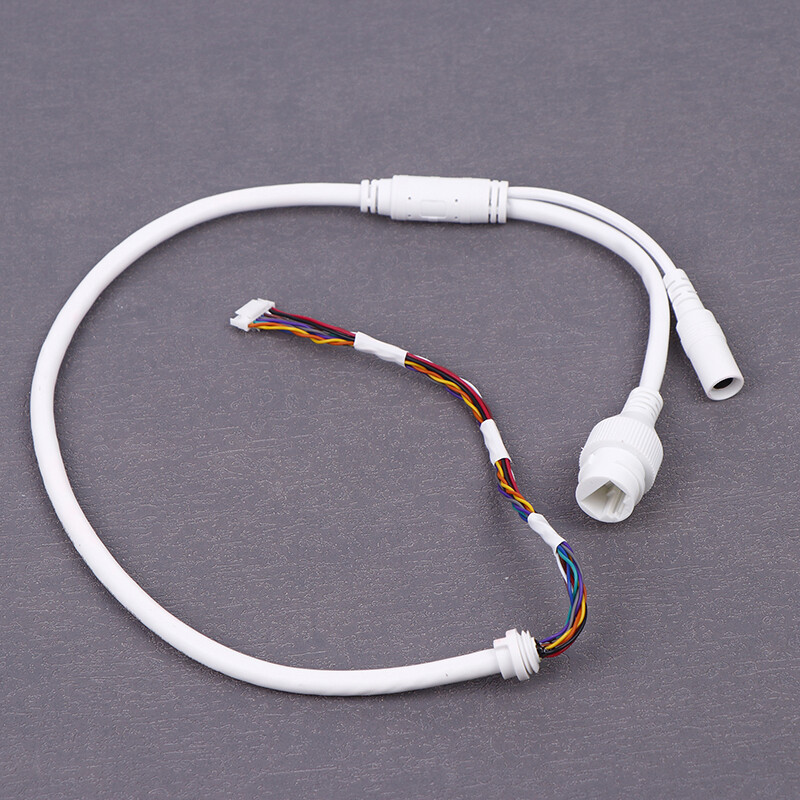 1db Ethernet Lan kábel PoE RJ45 hálózati kábel 10 tűs 10 magos Hikvision IP kamerához