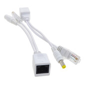 POE-kábel passzív tápfeszültség Ethernet-adapter kábel POE-elosztó RJ45 befecskendező tápegység modul 12-48v IP-kamerához