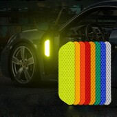 Naljepnica za vrata automobila od 4 komada, upozorenje o sigurnosnom otvaranju, reflektorska traka, naljepnica, dodatna oprema za automobile, vanjska, unutarnja reflektorska naljepnica