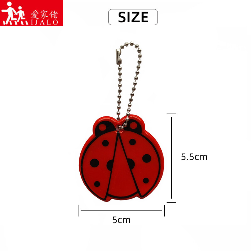 10 tk armas lepatriinu helkur võtmehoidja ripats amulett kott tarvikud riidepuu võtmehoidjad liiklusohutuse