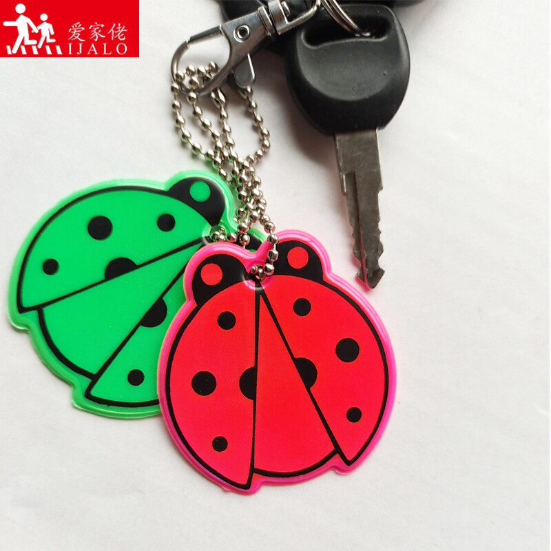 10 tk armas lepatriinu helkur võtmehoidja ripats amulett kott tarvikud riidepuu võtmehoidjad liiklusohutuse