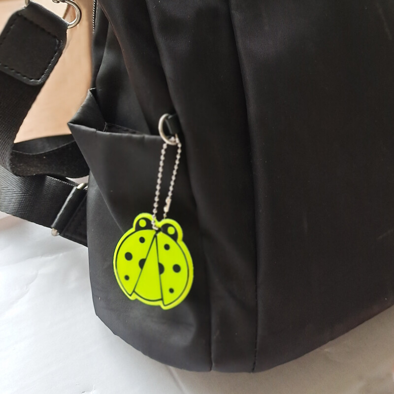 10 tk armas lepatriinu helkur võtmehoidja ripats amulett kott tarvikud riidepuu võtmehoidjad liiklusohutuse