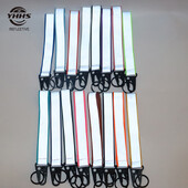 Hästi nähtavad võtmehoidjad, värvilised peegeldavad võtmehoidjad Jalgrattavarustus lastekoti jaoks Ohutusripats Aksessuaarid Ööjooks