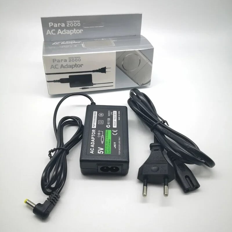 EU/US Plug Home Sieninis įkroviklis Kintamosios srovės adapteris Maitinimo laidas Sony PSP Host ACCU PSP1000/2000/3000 Maitinimo šaltinis ir žaidimas