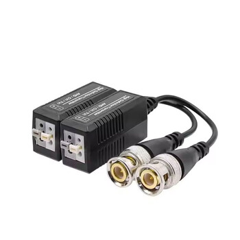 4Pcs (2 чифта) AHD/CVI/TVI Twisted BNC CCTV Video Balun Пасивни трансивъри UTP Balun BNC Cat5 CCTV UTP Video Balun