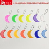 Naujas Mėnulio modelis Šviesą atspindintis pakabukasPersonalit Jesusy žavesio krepšio priedai kabykla raktų pakabukas raktų pakabukas saugiam kelyje