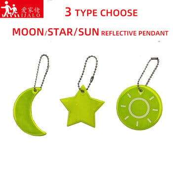 New Arrival Moon Model Reflective pendantPersonalit Jesusy charm чанта аксесоари закачалка ключодържател ключодържател за пътна безопасност