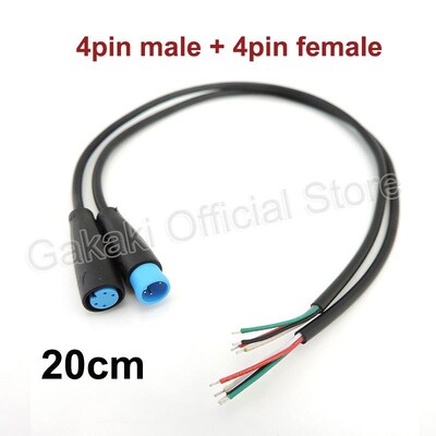 Conector masculin + femela 2 3 4 5 6Pin cablu M8 Conector impermeabil pentru Ebike Cablu opțional Accesorii Ebike