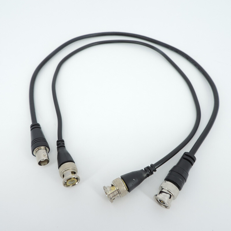 BNC isane ühenduskaabel BNC isane ühenduspistiku adapter Pigtail traatliin CCTV kaamera tarvikute jaoks