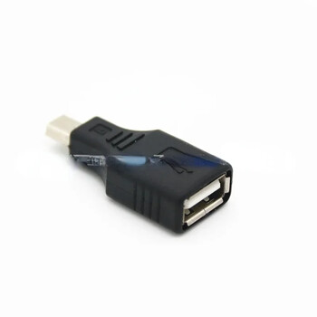 Mini USB мъжки към USB женски преобразувател Конектор Прехвърляне на данни Синхронизиране OTG адаптер за кола AUX MP3 MP4 Таблети Телефони U-Disk