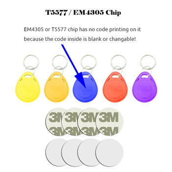 12 τμχ RFID 125 khz EM4305 T5577 Κενή ετικέτα κλειδιού Δαχτυλίδι τσιπ Κάρτες νομισμάτων Ετικέτες Ετικέτα κλειδιού Αντιγραφή Επανεγγράψιμο Επανεγγράψιμο Επανεγγραφή Διπλότυπο 125 khz