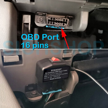 Dash Cam Видеокамера Автомобилен DVR 24 часа Кабел за зареждане на кола OBD Жичен кабел Mini Micro Type-C порт 5V 3A 3,5 метра с превключвател