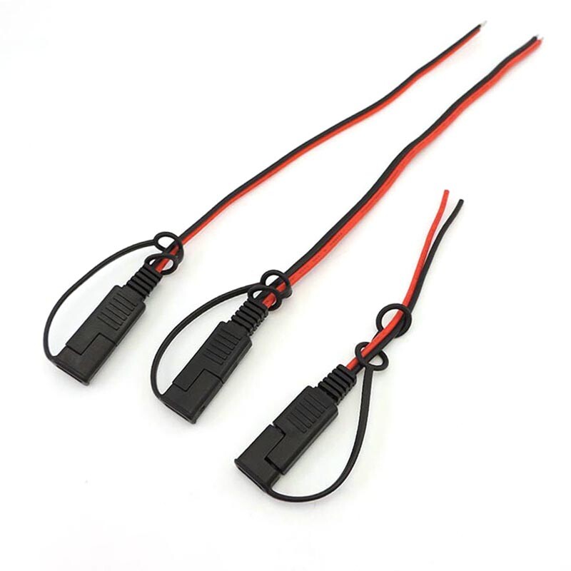 Sieviešu spraudnis saules akumulatora vads 2 kontaktu 18AWG 10A 14AWG 20A SAE kabelis DIY Power Automotive pagarinājuma kabelis Ātrā atvienošana
