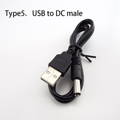 2 kontaktiga alalisvoolu USB 5,5 x 2,1 mm isane emane emane toitelaadimispikenduskaabel 5,5 mm x 2,1 mm pistikupesa juhe CCTV