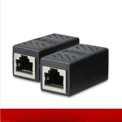 Standardne Rj45 pistik Cat7 Cat6 Cat5e kahe pistikupesaga adapter Cat 6 8p8c võrgulaiendiga Rg Rj 45 Rg45 Etherneti kaabel
