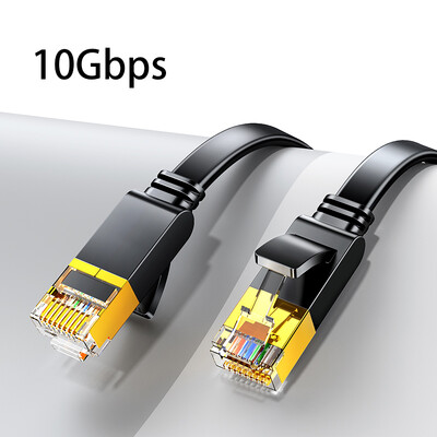 Cat 7 Etherneti kaabel Cat7 kiire lame gigabitine STP RJ45 LAN-kaabel 10 Gbps 1250 MB/S võrgukaabli paigakood ruuter Ethernet