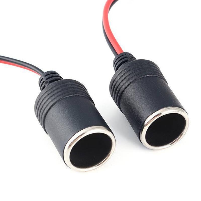 Încărcător universal pentru brichetă auto 12V cu cablu de 30 cm 10A/15A/20A Adaptor conector priză femelă