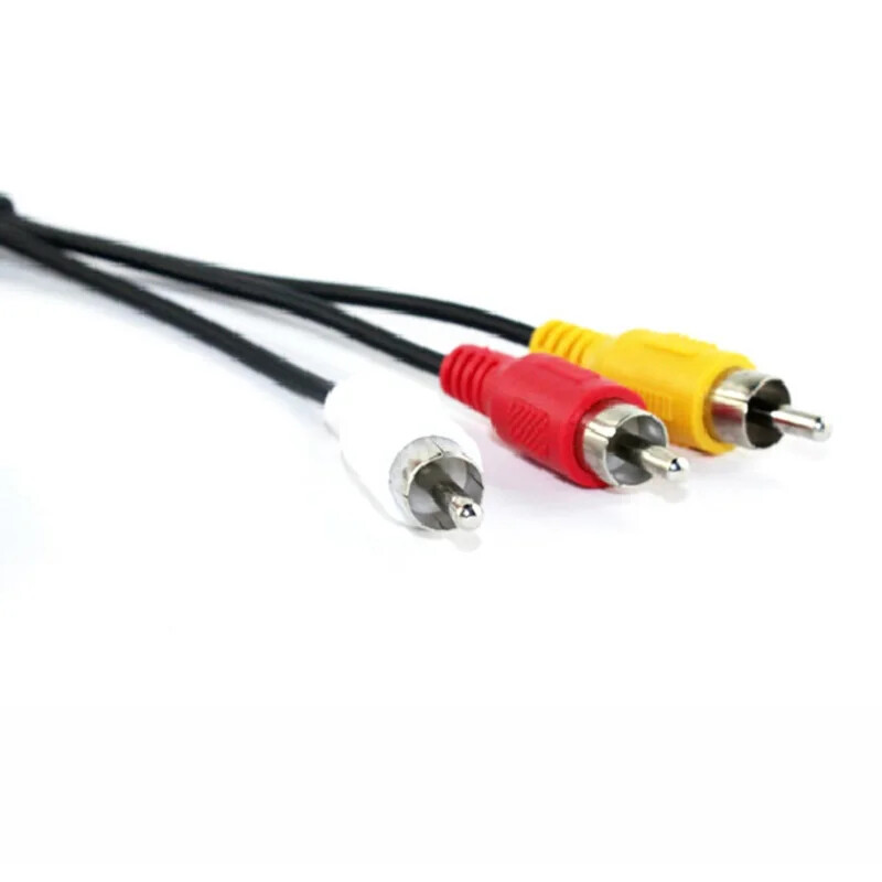 1,5 M USB- RCA-kaabel USB 2.0 isa-3-RCA-kaas, Stereo-heli-videokaabel Televisiooniadapter juhe AV A/V-teleri adapter