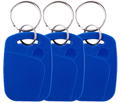 Υποστήριξη εφαρμογής Android MCT 13,56 MHz CUID UID S50 1K Μπρελόκ με δυνατότητα αλλαγής εγγραφής RFID Keychain NFC Block 0 White Card 5Pcs