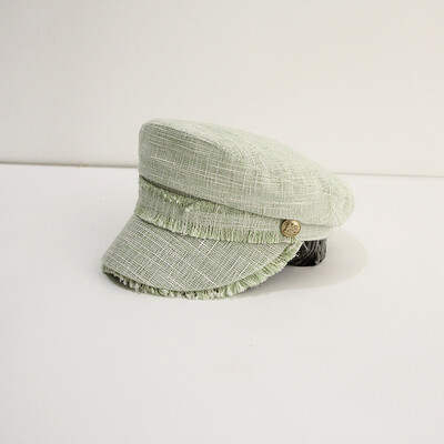 „Ttassel“ karinės beretės moterims, pavasario vasaros mygtukai, laikraščių kepuraitės, moteriškos plokščios armijos skrybėlės, mergaitės, kelionės, beretės, moterys, tapytojos, kepuraitės