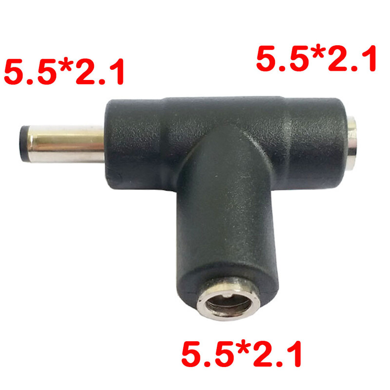 5,5 x 2,1 mm sieviešu līdz 5,5 x 2,1 mm vīrišķā līdzstrāvas savienotāja adapteris klēpjdators 5,5 x 2,5 mātīte 5,5 x 2,5 mm