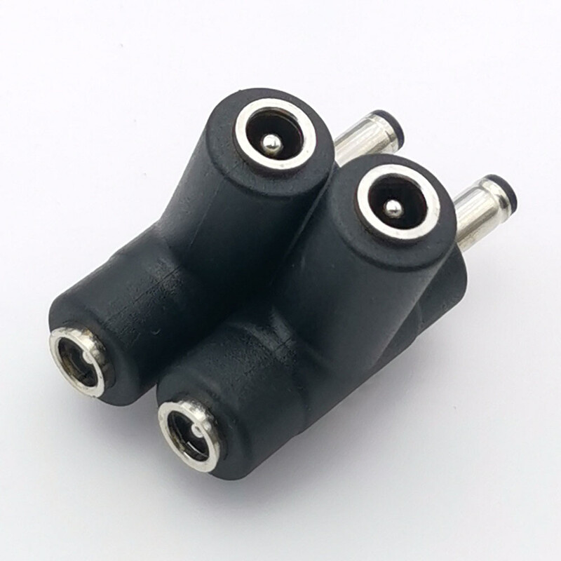 5,5 x 2,1 mm sieviešu līdz 5,5 x 2,1 mm vīrišķā līdzstrāvas savienotāja adapteris klēpjdators 5,5 x 2,5 mātīte 5,5 x 2,5 mm