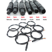 „Pasidaryk pats“ 4 kontaktų 5 kontaktų 6 kontaktų lizdas automobilinis DVR kameros ilgintuvas HD monitorius transporto priemonės galinis vaizdas / atsarginės kameros laidas, moteriškas kištukas