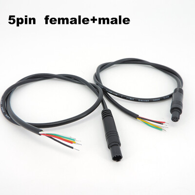 „Pasidaryk pats“ 4 kontaktų 5 kontaktų 6 kontaktų lizdas automobilinis DVR kameros ilgintuvas HD monitorius transporto priemonės galinis vaizdas / atsarginės kameros laidas, moteriškas kištukas