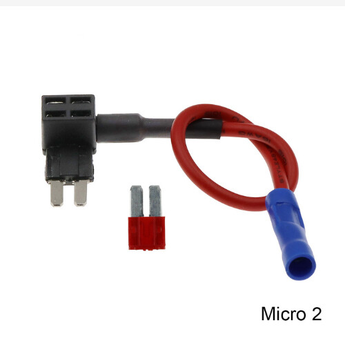 12V 24V MINI MAZS VIDĒJS Izmēra Automašīnas drošinātāju turētājs Pievienot ķēdi TAP adapteris ar 10A Micro Mini standarta ATM asmens drošinātāju