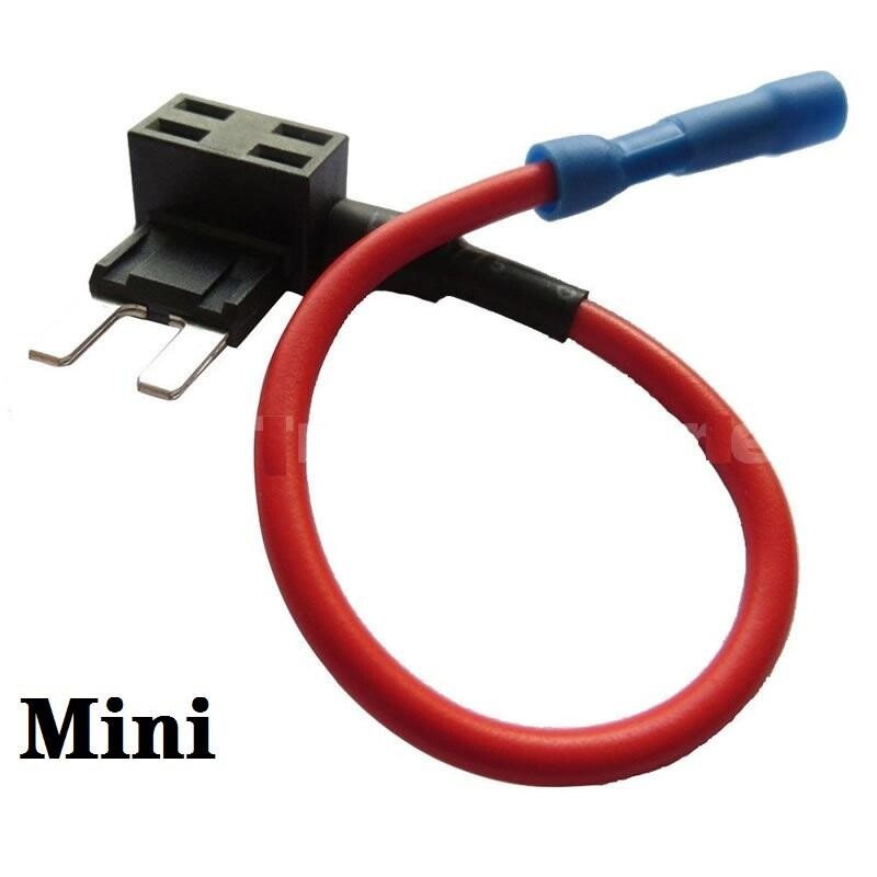 12 V mikro/mini/standarta MAZA VIDĒJA izmēra automašīnas drošinātāju turētājs Papildu ķēdes krāna adapteris ar 10 A Micro Mini standarta ATM lāpstiņas drošinātāju