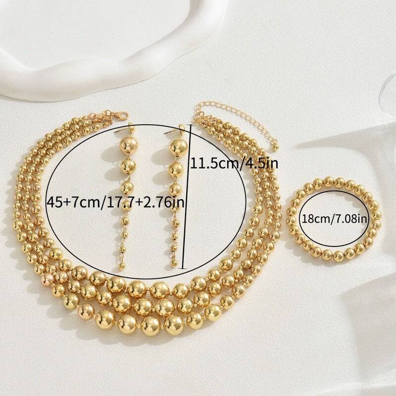 2024. gada pārrobežu jauna stila retro vienkāršu pērļu kaklarotu komplekts personalizēts modes dizaina kaklarotas rokassprādzes auskari