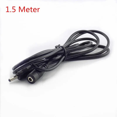 Alalisvoolu pikenduskaabel 1M 1,5M 3M 5M 3,5mm X 1,35mm emas-isa pistik 5V 2A toiteadapteri juhtme jaoks Koduse CCTV kaamera LED-riba