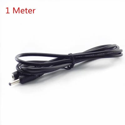 Alalisvoolu pikenduskaabel 1M 1,5M 3M 5M 3,5mm X 1,35mm emas-isa pistik 5V 2A toiteadapteri juhtme jaoks Koduse CCTV kaamera LED-riba
