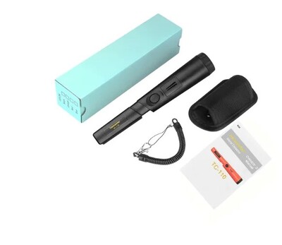 Rokas metāla detektora pozicionēšanas stienis TC-110 ar pretskrāpējumu aizsargpārsegu, metāla precīzs IP68 ūdensizturīgs