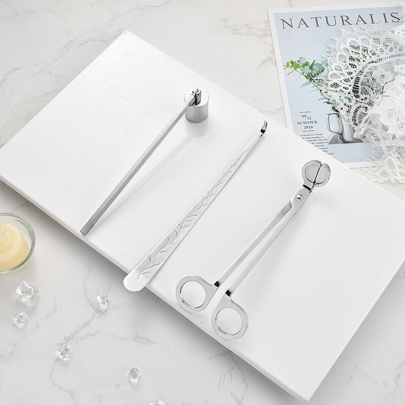 ins aromaterapijos žvakių įrankiai nerūdijančio plieno žvakių žirklės „pasidaryk pats“ žvakių gesinimo įrankių rinkinys uždegiklis gesintuvų žvakės didmeninė prekyba