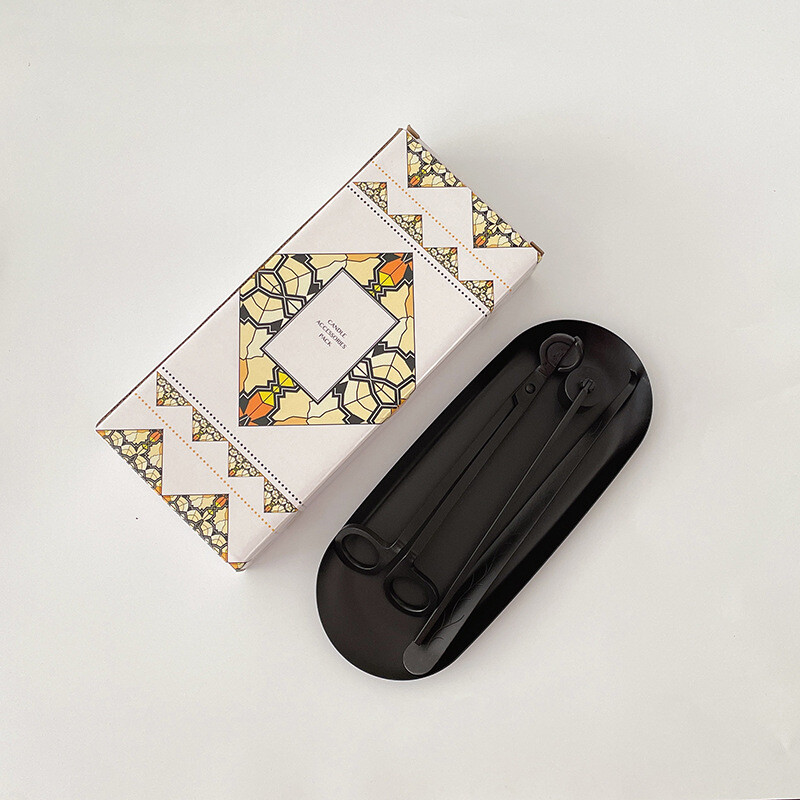 ins aromaterapijos žvakių įrankiai nerūdijančio plieno žvakių žirklės „pasidaryk pats“ žvakių gesinimo įrankių rinkinys uždegiklis gesintuvų žvakės didmeninė prekyba