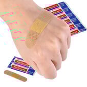 100 tk/komplekt Sidemega hädaabi esmaabi sideplaaster Mittekootud kangast veekindel hingav steriilne haavapasta Medic Band Aid