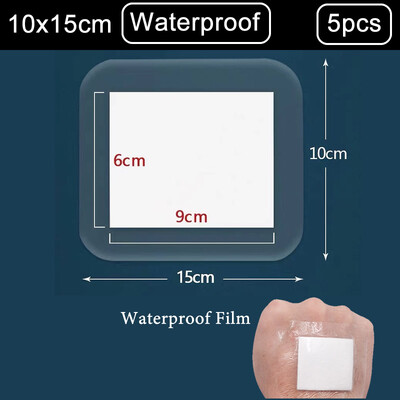 5 tk Äärisega guazepadjandiga steriliseeritud haavaplaaster veekindel kleepuv haavaplaastri sideme kleebis Kodu reisi esmaabikomplekt