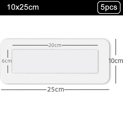 5 tk Äärisega guazepadjandiga steriliseeritud haavaplaaster veekindel kleepuv haavaplaastri sideme kleebis Kodu reisi esmaabikomplekt