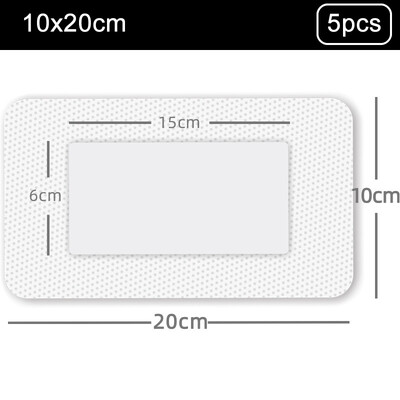 5 tk Äärisega guazepadjandiga steriliseeritud haavaplaaster veekindel kleepuv haavaplaastri sideme kleebis Kodu reisi esmaabikomplekt