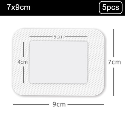 5 tk Äärisega guazepadjandiga steriliseeritud haavaplaaster veekindel kleepuv haavaplaastri sideme kleebis Kodu reisi esmaabikomplekt