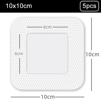 5 tk Äärisega guazepadjandiga steriliseeritud haavaplaaster veekindel kleepuv haavaplaastri sideme kleebis Kodu reisi esmaabikomplekt