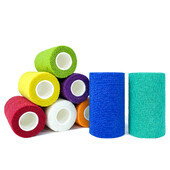 1 rolă 2,5/5/7,5/10 cm * 4,6 m Bandaj autoadeziv elastic nețesut Bandaj coeziv pentru sport Fixare deget încheietură picior