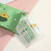 20 tk/karp Cartoon avokaado mustriga abivahend beebidele õuespordiks meditsiinilise plaastri kleepuv hingav esmaabi side