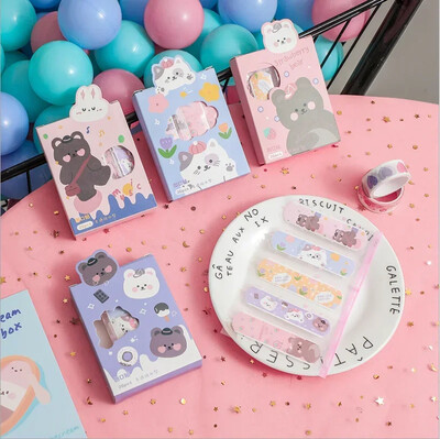 20 tk/karp Cartoon avokaado mustriga abivahend beebidele õuespordiks meditsiinilise plaastri kleepuv hingav esmaabi side