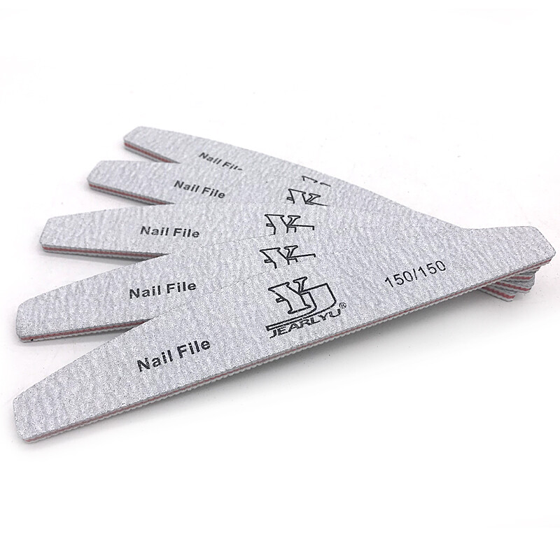 10 kom./lot Brodska turpija za nokte Buffer Brušenje 150/150 Prijenosni lak za pedikuru Grit Beauty All UV Gel Profesionalni umjetnički alati za sjaj